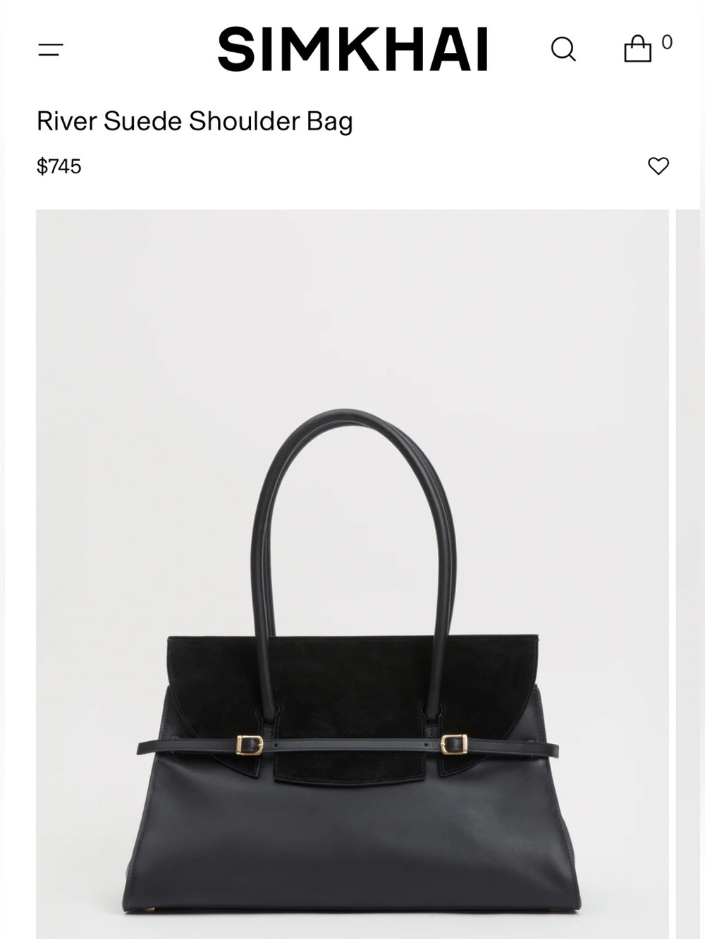 Simkhai River Suede Shoulder bag - Picture 10 of 10